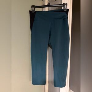 Cozy orange Teal High-Waisted Leggings